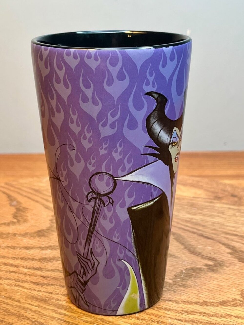 Disney Parks Maleficent Tall Latte Coffee Tea Mug Cup Sleeping Beauty Sketch - Picture 2 of 11